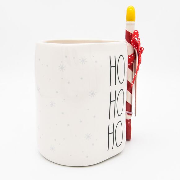 Rae Dunn Christmas Mug, North Pole Santa Mug with Spoon, 16oz Ceramic Coffee Cup - Picture 4 of 10